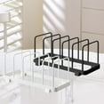 thumbnail image 1 of Kitchen Drainer Rack, White Iron Dish Drying Rack with Storage Shelf, 24x10x10cm Non-rust Metal Grid for Utensils & Plates, Space Saving Organizer for Small Kitchen Countertop or Cabinet, 1 of 6