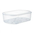 thumbnail image 1 of Kitchen Draining Large Medium And Small Fresh Keeping Box Rectangular Refrigerator Refrigerated Storage Box Vegetable Seafood Classification Storage Box/ Kitchen Drain Box, 1 of 3