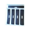 thumbnail image 1 of Kitchen Drawer Organizer 5-Section Silverware Tray - Utensil Holder for Forks Spoons Knives - Space Efficient Flatware Storage Solution - Cutlery Tray for Neat Organized Drawers, 1 of 6