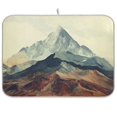 thumbnail image 1 of Kitchen Drying Mat 16x18In Drying Dish Mat Dish Drying Mats Kitchen Countertop Multi-Function Drain Drying Mat Kitchen Table A Mountain, 1 of 8