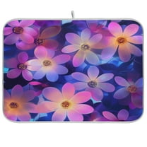 Kitchen Drying Mat 16x18In Drying Dish Mat Dish Drying Mats Kitchen Countertop Multi-Function Drain Drying Mat Kitchen Table Beautiful Flowers4