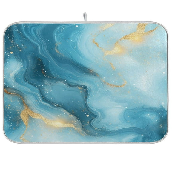 Kitchen Drying Mat 16x18In Drying Dish Mat Dish Drying Mats Kitchen Countertop Multi-Function Drain Drying Mat Kitchen Table Beautiful Marble