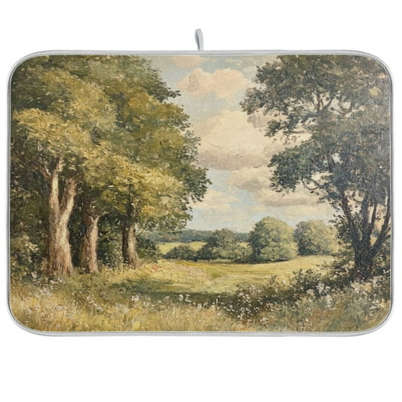 Kitchen Drying Mat 16x18In Drying Dish Mat Dish Drying Mats Kitchen Countertop Multi-Function Drain Drying Mat Kitchen Table Beautiful Woods