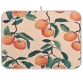 thumbnail image 1 of Kitchen Drying Mat 16x18In Drying Dish Mat Dish Drying Mats Kitchen Countertop Multi-Function Drain Drying Mat Kitchen Table Cartoon Cute Peach, 1 of 8