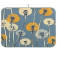 thumbnail image 1 of Kitchen Drying Mat 16x18In Drying Dish Mat Dish Drying Mats Kitchen Countertop Multi-Function Drain Drying Mat Kitchen Table Orange Dandelion, 1 of 8