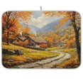 thumbnail image 1 of Kitchen Drying Mat 16x18In Drying Dish Mat Dish Drying Mats Kitchen Countertop Multi-Function Drain Drying Mat Kitchen Table Picturesque Autumn, 1 of 8