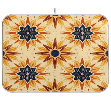 Kitchen Drying Mat 16x18In Drying Dish Mat Dish Drying Mats Kitchen Countertop Multi-Function Drain Drying Mat Kitchen Table Sunstar