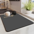 thumbnail image 1 of Quick-Dry Silicone Dish Drying Mat - Non-Slip Kitchen Sink Tray for Plates & Cutlery, Coffee Mat, 16"x20", 1 of 8
