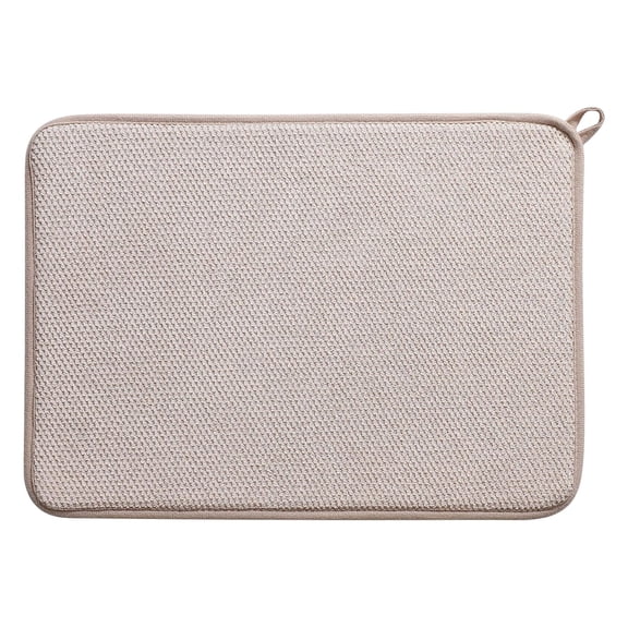 Kitchen Drying Mat Absorbent Microfiber 20x16 Inch Large Dish Drying Rack Pad Liners for Sink Countertops Dishes Drainer Tray Replacement Protector for Coffee Mug Cup with Pinstripe