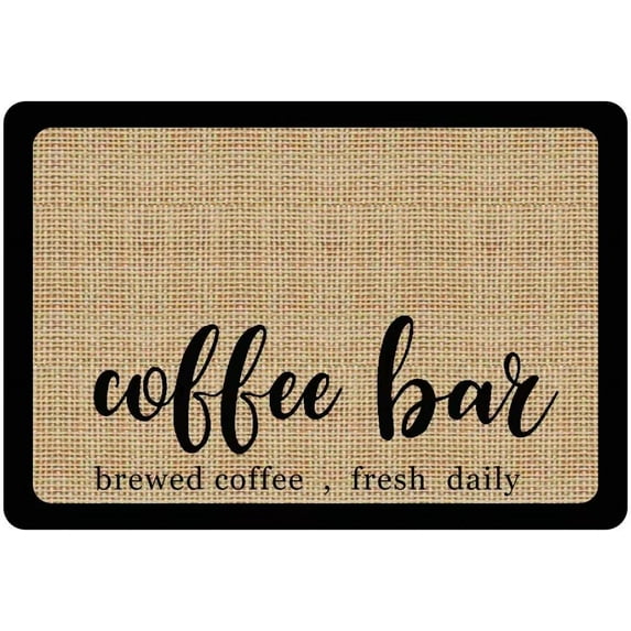 Kitchen Drying Mat Coffee Maker Mat for Countertops Dish Drying Mats for Kitchen Counter Dish Drying Pad Coffee Mat Drying Mats for Countertop,20X24 Inch,Coffee