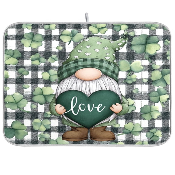 Kitchen Drying Mat Kitchen Drying Pad 16x18In Drying Dish Mat Dish Drying Mats Kitchen Countertop Multi-Function Drain Drying Mat The Green Dwarf