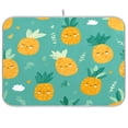 thumbnail image 1 of Kitchen Drying Mat Kitchen Drying Pad 18x24In Drying Dish Mat Dish Drying Mats Kitchen Countertop Multi-Function Drain Drying Mat Pineapple Pattern Cartoon, 1 of 8