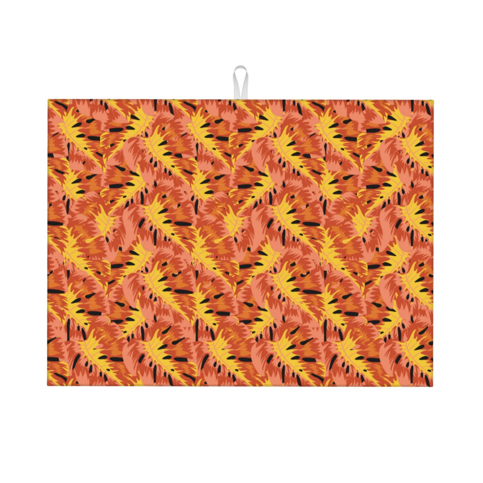Drying Pad Pattern Kitchen Drying Matgeometric Shape Patterns Dish Drying Pad For Kitchen ...