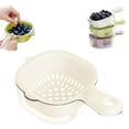 thumbnail image 1 of Kitchen Dual-Layer Draining Basket with Handle,2 in 1 Nesting Large Capacity Food Strainer,Portable Washing Basket,for Vegetables and Fruits Washing Draining Basket, 1 of 10