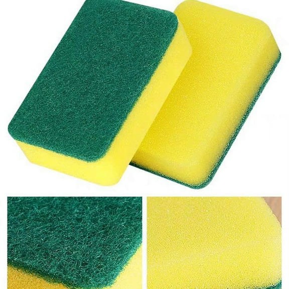 Kitchen Eco-Friendly Non-Scratch Cleaning Sponges , Dish Scrub Sponges