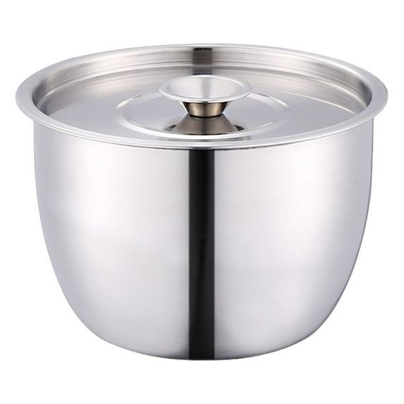 RENACLIPY Dough Mixing Bowl Deep Design Stainless Steel for Home Cooks 1 Set