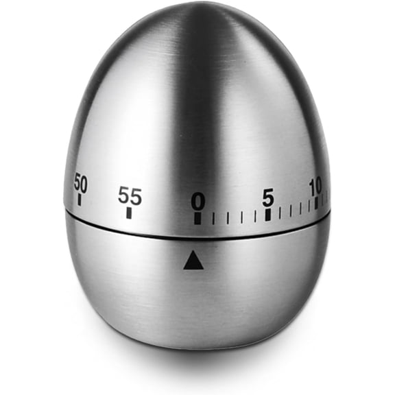 Kitchen Egg-shaped Timer, 60 Minutes Mechanical Visual Cooking, Time Management Tools Hour Manual Countdown Timer for Baking, Homework