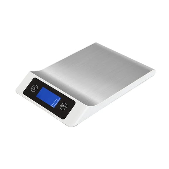 Kitchen Electronic Digital Scales, 15Kg/1g Weighs Food Cooking Baking Coffee Balance Smart Stainless Steel Digital Scale Grams ,High Precision