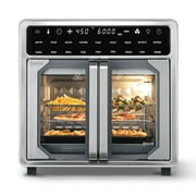 Kitchen Elite 16 Qt French Door Air Fryer Oven, Countertop Cooker with LED Display