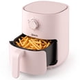 thumbnail image 1 of Kitchen Elite Compact Mechanical Air Fryer, 2.2 Qt, Manual Knob Control, Pink, 1 of 8