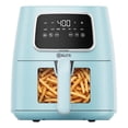 thumbnail image 1 of Kitchen Elite 5.5 Qt Digital Air Fryer, 7-in-1 Small Airfryer with LED Screen, Blue, 1 of 8
