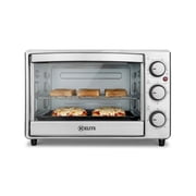 Kitchen Elite Compact Countertop Toaster Oven with Stainless Steel Tray