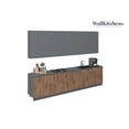 thumbnail image 1 of Kitchen Elite Epicure Collection Natural Teak & Gray Color Base Size 11Ft Wide, 1 of 6