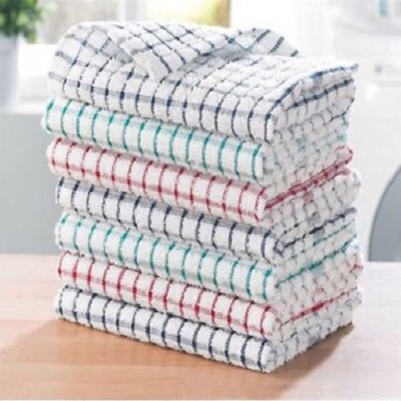 Kitchen Ensemble Collection 12 PK Type: Dishcloth, Color: Hunter Green, Size: Dishcloth 12"X12" 12 PK