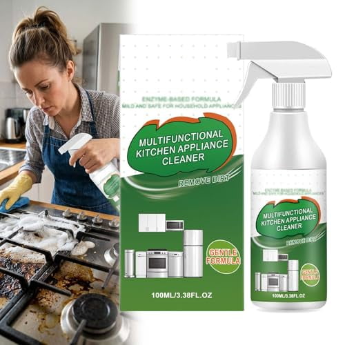 Kitchen Enzyme Cleaner - Multi-purpose Enzyme Foam Cleaner, Powerful Multipurpose Kitchen Appliance Cleaner Spray