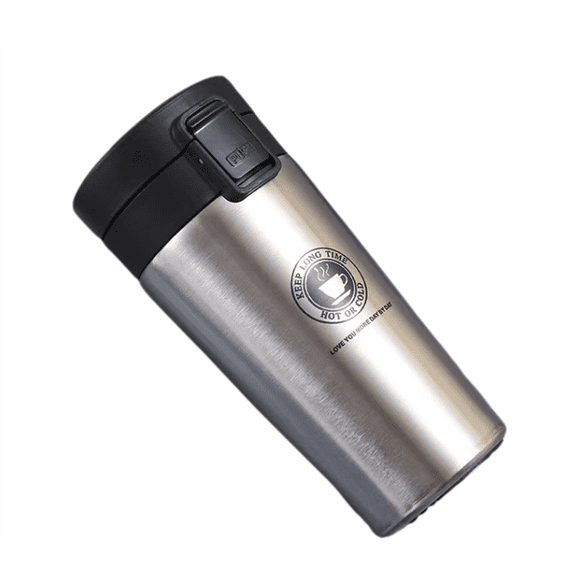 Kitchen Essentials 304 Stainless Steel Coffee Cup Creative Double-layer Vacuum Insulation Cup Portable Business Gift Water Cup Hot Pink