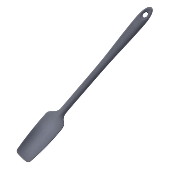 Kitchen Essentials Long Handle Cream Cake Silicone Spatula Kitchen Non-stick Butter Chocolate Flour Scraper Baking Accessories Gray