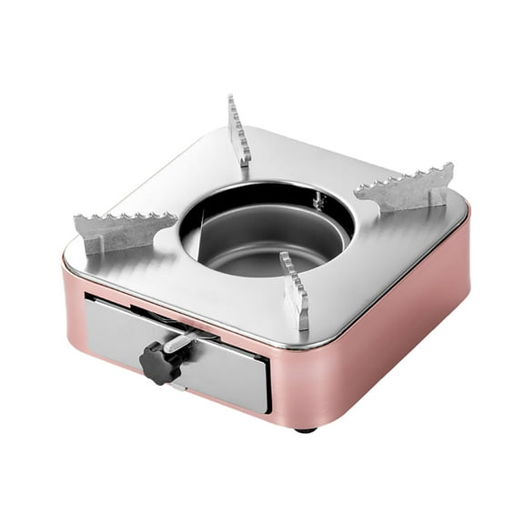 Kitchen Essentials Small Stove For Indoor Use, Portable Camping Stove, Small Cooker, Camping Stove, Stainless Steel For Camping/BBQ/Picnics Rose Gold