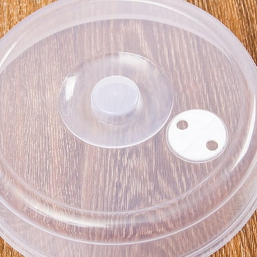Kitchen Essentials2Pcs Plastic Microwave Cover Clear Steam Vent Splatter Lid Food Dish New in Clearance