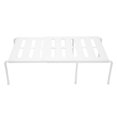 thumbnail image 1 of Kitchen Expandable Counter Shelf Organizer Racks Bathroom Pantry Desktop Storage Organizer Holders White, 1 of 5