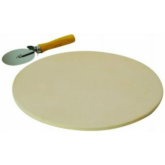 Kitchen Extras Pizza Stone 15" With Wood