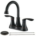 thumbnail image 1 of Kitchen Faucet 2-Handle 4-Inch Oil Rubbed Bronze Bathroom Faucet, Bathroom Vanity Sink Faucets with Pop-up Drain and Supply Hoses, 1 of 1
