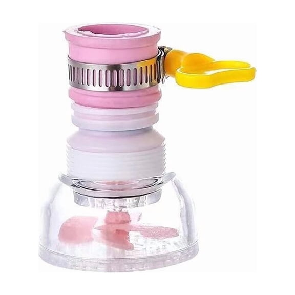 Kitchen Faucet Anti-Splash Attachment, Rotatable Extendable Water Filter Aerator, Universal for Sink & Basin