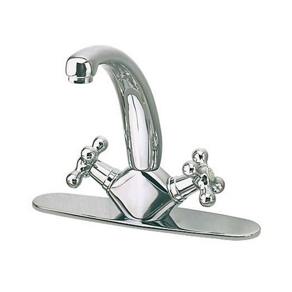 Kitchen Faucet Bathroom Sink Tap Chrome Cross 2 Handles Single Hole| Renovators Supply