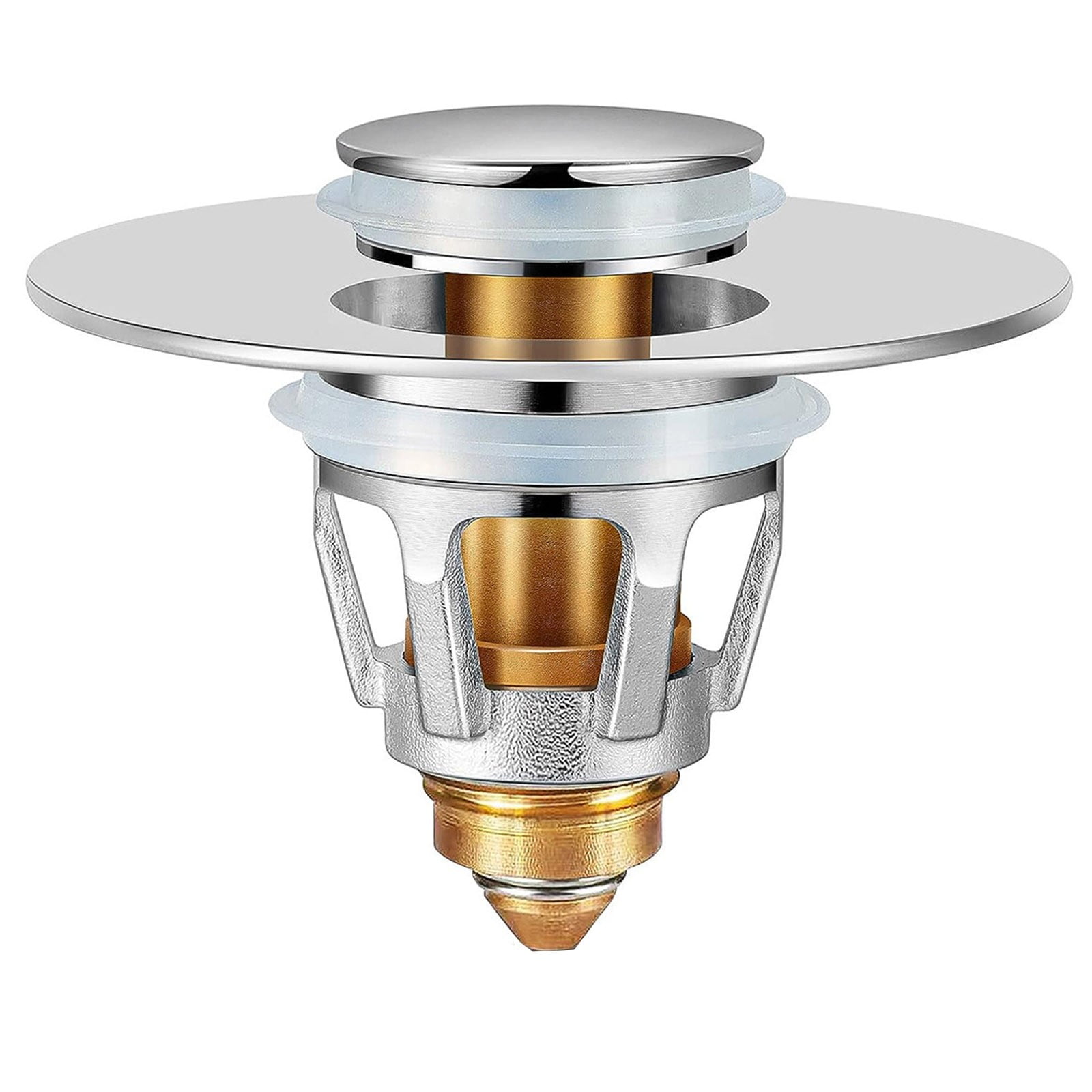 Kitchen Faucet Cover 1PC Gutter Drain Plug Face Wash Basin Through Type ...