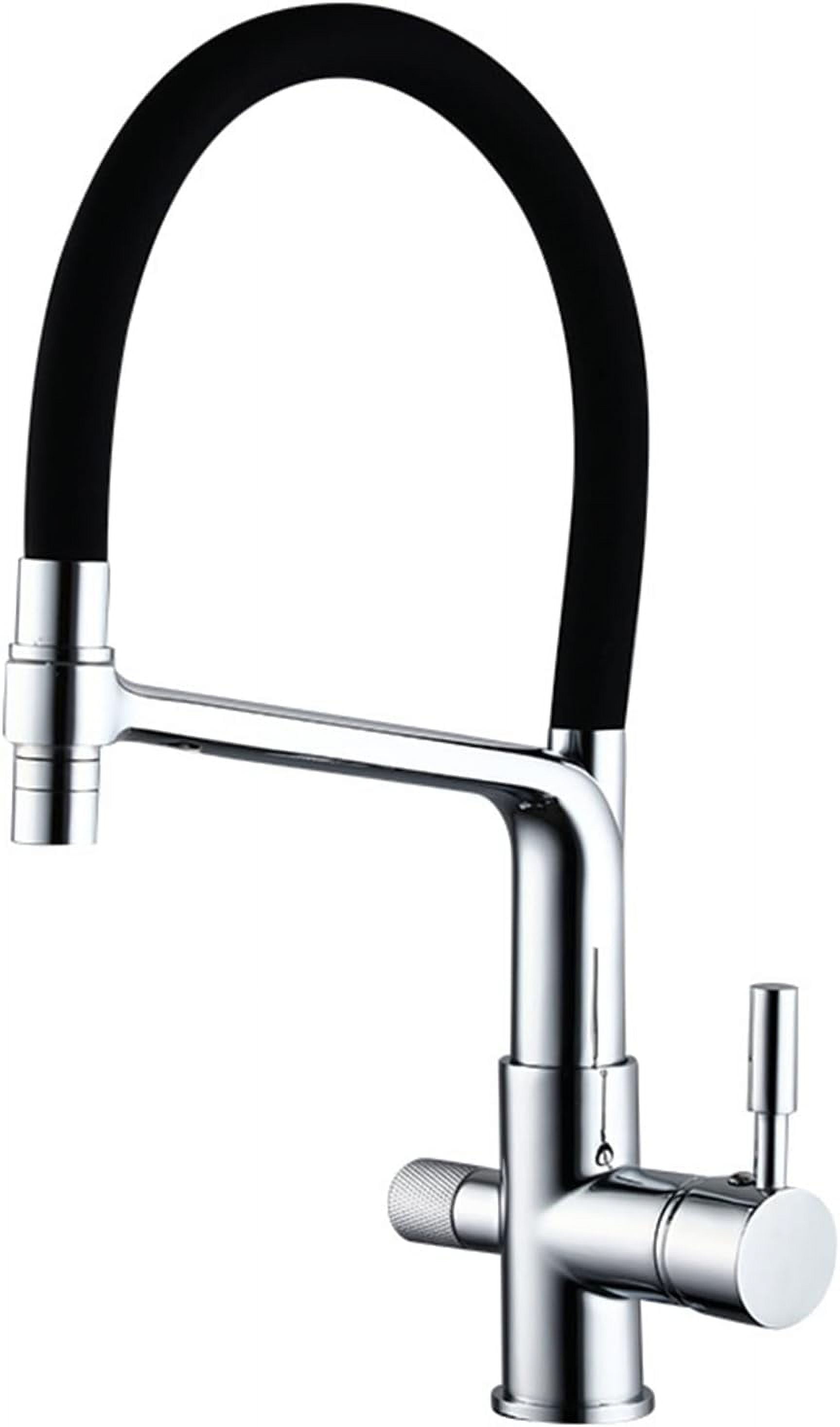 Kitchen Faucet with Drinking Water Filter Tap, 360° Swivel Kitchen Sink
