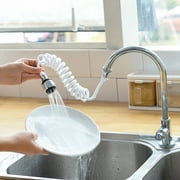 Kitchen Faucet Extender Hose, Sink Faucet Sprayer Attachment Faucet Extender for Kitchen Sink Long Hose Retractable Foaming Water Tap Flexible Tap Extension for Kitchen Sink