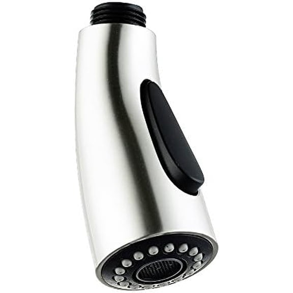 Kitchen Faucet Head Replacement,Kitchen Sink Faucet Parts,Pull Down Faucet Spray Head Nozzle,Pull Out Faucet Sprayer Attachment,Chrome Silver