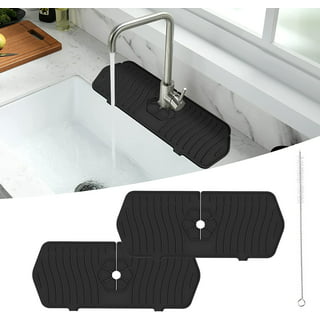 Kitchen Silicone Sink Protector, LONGRV 2 PCS Folding Anti-Slip