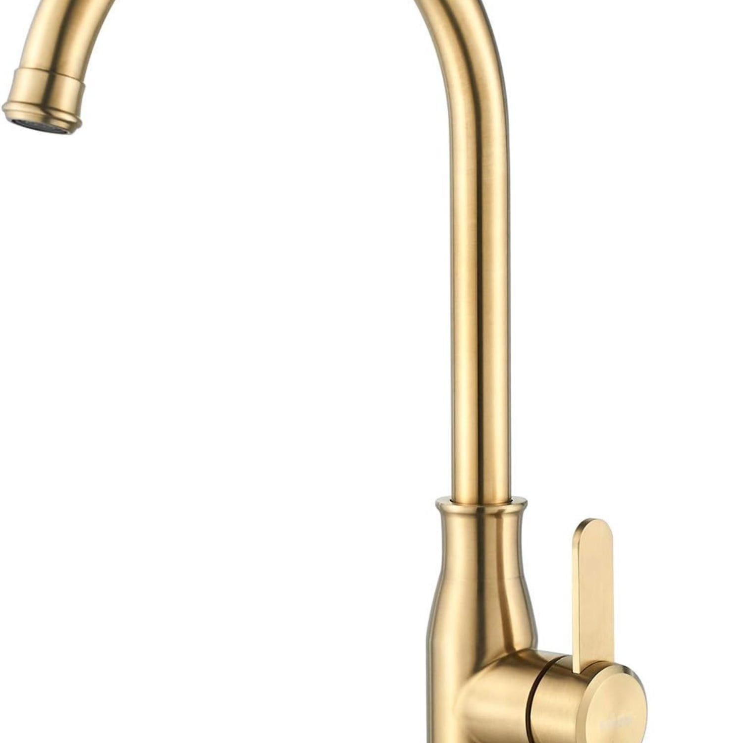 Kitchen Faucet ，Modern High Arc Bar Sink Faucet ，Commercial Stainless Steel Kitchen Sink Faucet One Hole with Deck
