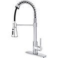 Spring Kitchen Spray Kitchen Faucet Pull Down Spray 3 Function Spring Mixer Hot Cold ...