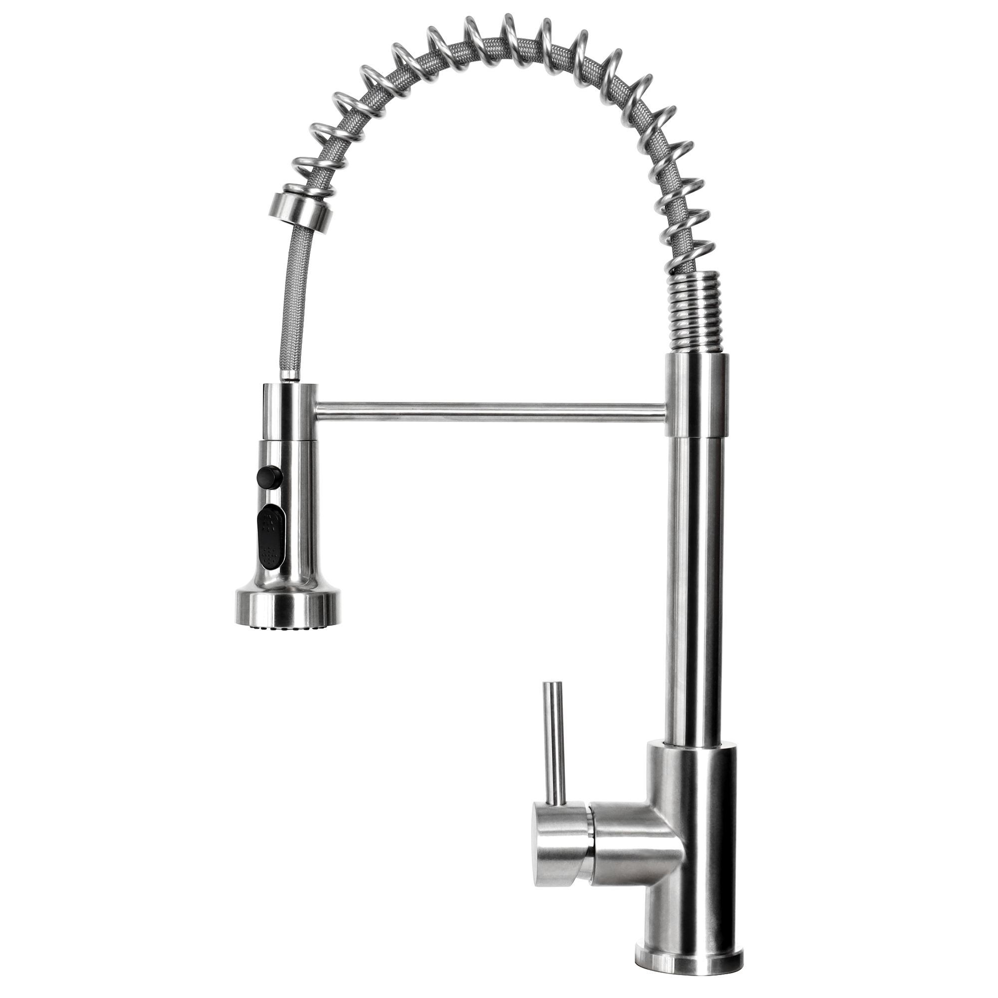 Kitchen Faucet with Pull Down Sprayer, 304 Stainless Steel Dual Function Spray head ,360Degree