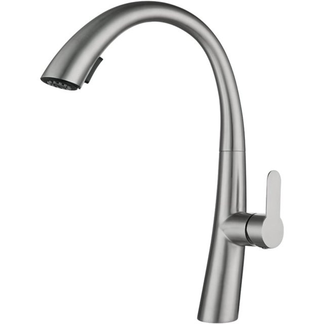 Kitchen Faucet with Pull Down Sprayer Hot and Cold Water Pull Out
