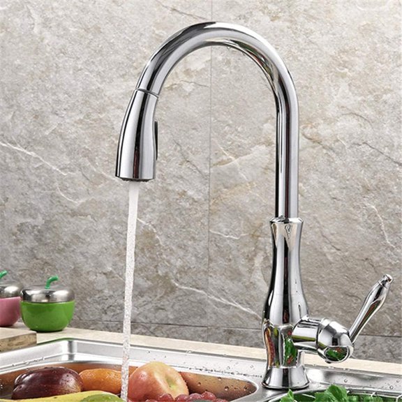 Kitchen Faucet Pull Out Down Spout Kitchen Sink Washbasin Tap Black