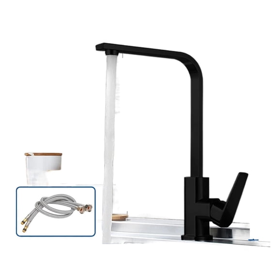 Kitchen Faucet Pull Out Tap 2 Function Stream Sprayer Single Handle 304 Stainless Steel Kitchen Sink Hot Cold Water Mixer Taps