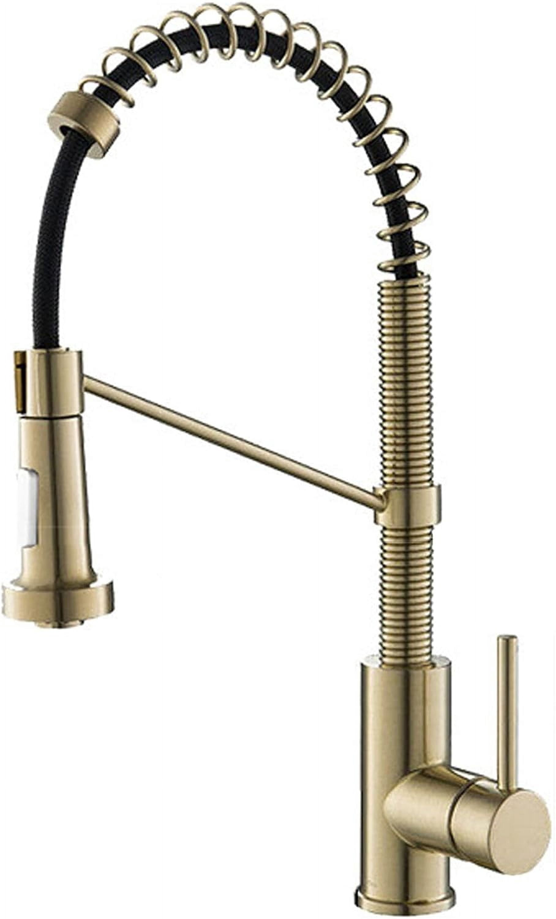 Ibergrif M22103 Kitchen Sink Taps Mixer, Spring Faucet With Pull Down - View #4